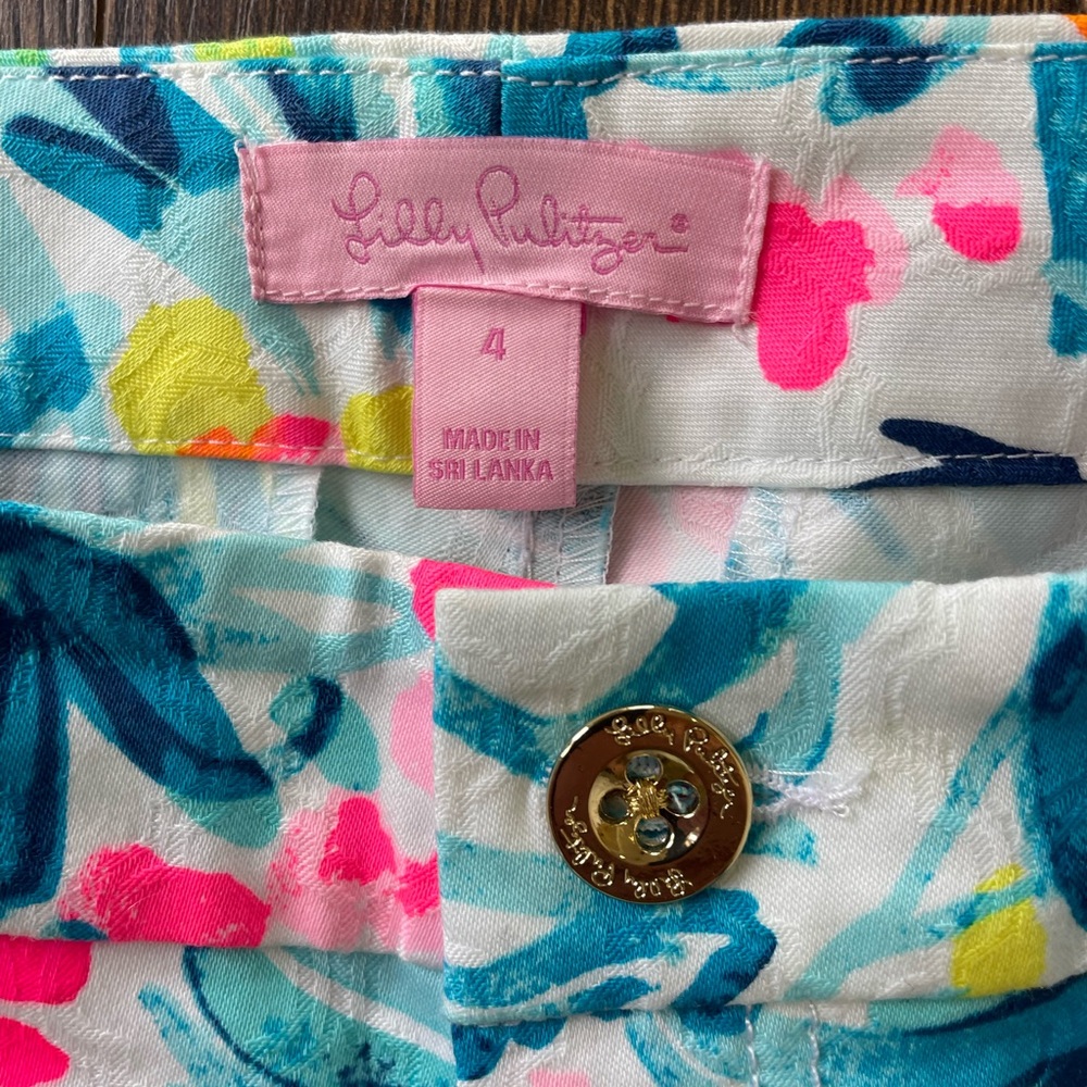 Lilly Pulitzer🩷 Multicolor Cropped Pants 🩷 - Picture 3 of 3